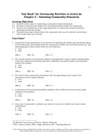 Community nutrition in action an entrepreneurial approach 6th edition boyle test bank 