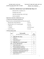 Khung chương trình đào tạo sau đại học | Hanoi University of Science, VNU KCT Dia chat hoc