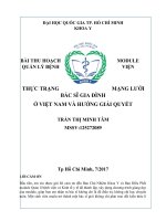 Bài thu hoạch module quản lý bệnh viện và module kinh tế y tế  bác sĩ gia đình