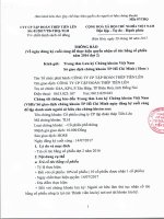 TIENLEN CORPORATION - Tập đoàn Thép Tiến Lên | Quan he co dong | Thong bao | Thong bao thuc hien quyen: Tra co tuc dot 2 nam 2016 (ty le 10% bang co phieu) []