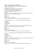 Business communication today 12th edition bovee test bank 