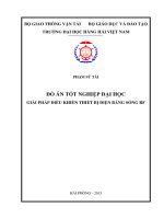 ĐỒ ÁN TỐT NGHIỆP ĐẠI HỌC GIẢI PHÁP ĐIỀU KHIỂN THIẾT BỊ ĐIỆN BẰNG SÓNG RF