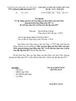 9. Báo cáo hoạt động của Ban Kiểm soát năm 2016 và phương hướng hoạt động năm 2017, đề xuất lựa chọn đơn vị kiểm toán độc lập năm 2017