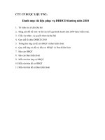 Đại hội cổ đông danh muc tai lieu