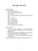 Giáo trình cấu trúc dữ liệu nâng cao 1  2 