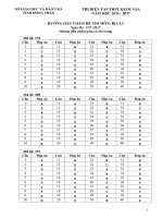 HDC DIEN TAP 2017 DIA LI CHINH THUC