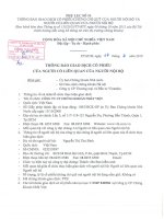 THONG BAO GIAO DICH CO PHIEU