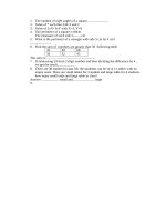 Đề toán tiếng anh lớp 5 phần 2