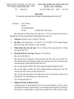 1. Thông báo mời tham dự cuộc họp Đại hội đồng cổ đông thường niên năm 2017