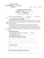 Văn bản hội - Hội Nông Dân Tỉnh Cao Bằng Mau 8 BB dai hoi