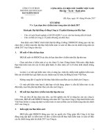 Bộ tài liệu Đại hội đồng cổ đông thường niên năm 2017 6. Liep