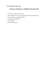 Đại hội cổ đông 1.danh muc tai lieu