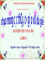 Tuần 2. MRVT: Từ ngữ về học tập. Dấu chấm hỏi