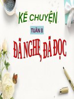 Tuần 8. Kể chuyện đã nghe, đã đọc (về quan hệ giữa con người với thiên nhiên)