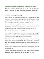 Các thánh các thiên thần và loài người giống và khác khau như thế nào