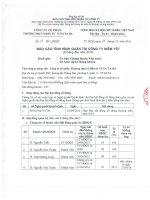 BAO CAO TINH HINH QUAN TRI CTY NIEM YET