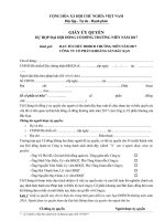 Bộ tài liệu Đại hội đồng cổ đông thường niên năm 2017 11.Giay uy quyen