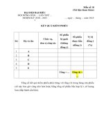 Mau 18 Ket qua kiem phieu