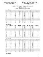 HDC DIEN TAP 2017 DIA LI CHINH THUC