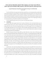 ỨNG DỤNG PHƯƠNG PHÁP TÌM CLIQUE CỰC ĐẠI VÀO TỐI ƯU HOÁ LẬP LỊCH NHÓM TRÊN MẠNG CHUYỂN MẠCH CHÙM QUANG