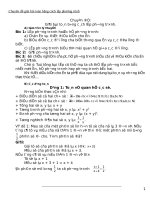 Chuyên đề giải Toán bằng cách lập phương trình