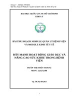 Thầy trương trọng hoàng   đẩy mạnh hoạt động GDSK và NCSK trong BV   125272108   đoàn thị thùy trang
