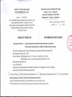 CBTT ve thay doi giay DKKD va bo sung thanh vien HDQT DHG Pharma