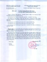 CV giai trinh chenh lech LNST