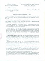 20141106 20141106 KSH Giai Trinh Tinh Hinh Hoat Dong Va BCTC Quy 3 Nam 2014