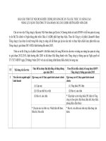 Bao cao tom tat noi dung dieu chinh, bo sung De an tai cau truc