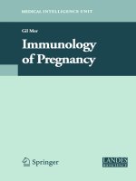 PDF Immunology of Pregnancy PDF Download (Medical Intelligence Unit) by Gil Mor (Editor)
