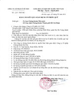 BC KQ giao dich CP quy so 238 TMT BC