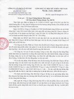 CV 280 giai trinh KQSXKD Quy 1 nam 2014 truoc kiem toan