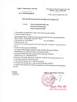 Báo cáo ket qua giao dich co phieu cua co dông lon