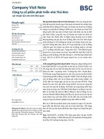 TDH Company Visit Note LN Q3 kh%e1%ba%a3 quan