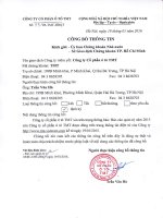 Báo cáo quản trị công ty cổ phần ô tô TMT năm 2015 .