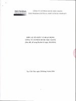 Điều lệ Công ty sửa đổi, bổ sung lần thứ 16 - DHG PHARMA