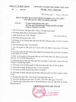 Bao cao KQ giao dich cua CTy CP Hop Thanh   To chuc lien quan den ong Tuan UVHDQT