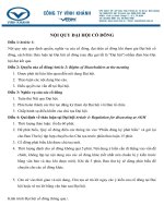 Tài liệu dùng trong Đại hội cổ đông thường niên 2014 ngày 28.04.2014 | CÔNG TY CỔ PHẦN CÁP NHỰA VĨNH KHÁNH 02 Noi quy dai hoi