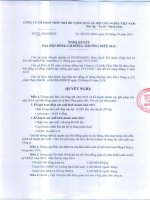 Nghi quyet DHDCD thuong nien 2014