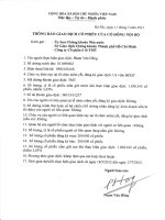 Thong bao giao dich co TMT cua ong Pham Van Hong   Uy vien HDQT