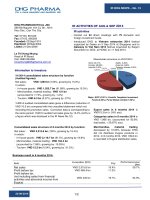 Bản tin IR kỳ 13 - 2014 - DHG PHARMA IR NEWS No. 13