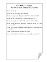 0.Danh muc tai lieu Dai hoi dong co dong thuong nien