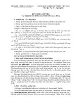 Quy chế làm việc tại ĐH