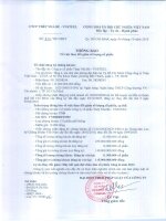 Thong bao thay doi giam so luong co phieu