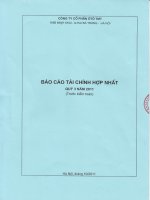 BCTC hop nhat TMT quy 3 2011 (truoc kiem toan)