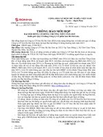 01. Thu moi hop DHCD SHA.2015 moi