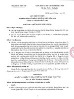 7. Quy che to chuc DHDCD thuong nien 2011