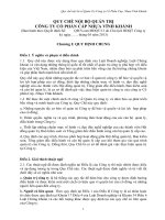 Quy che noi bo ve quan tri cong ty