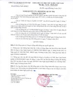 Nghị quyết số 1227 NQ-TMT-HĐQT ngày 27 8 2015 của Hội đồng quản trị nhiệm kỳ 2012 - 2016